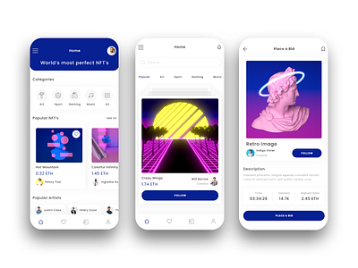 NFT App Design