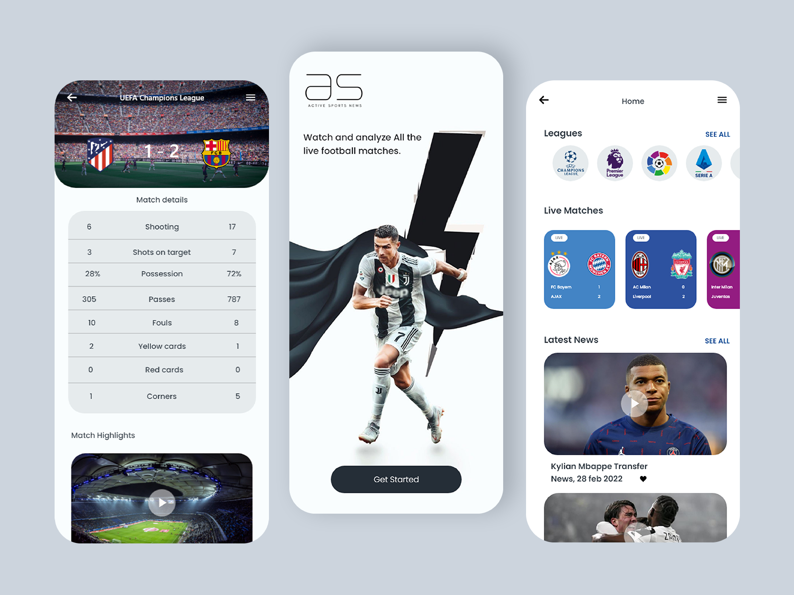 Sports App Live Football Score App By Mr Anis On Dribbble