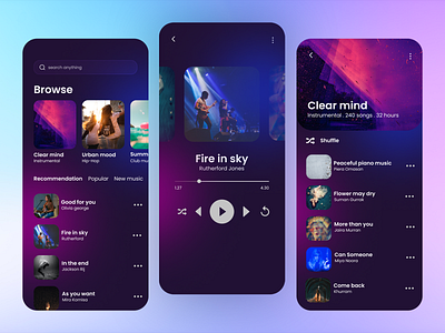 Music Player App UI