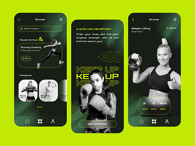 Fitness App UI