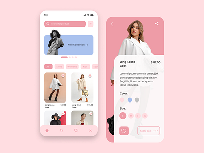 Fashion eCommerce App by Shakil Sonnet on Dribbble