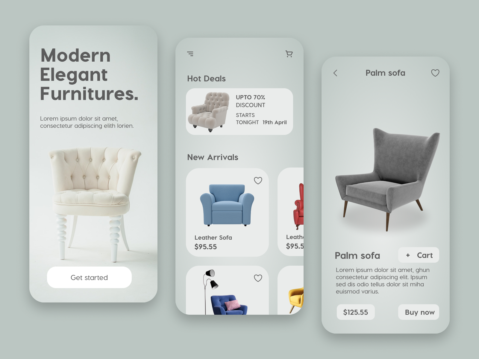 Furniture Store App design by Mr. Anis on Dribbble