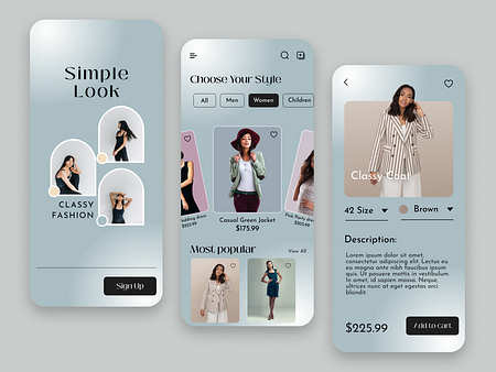 Fashion eCommerce App by Mr. Anis on Dribbble