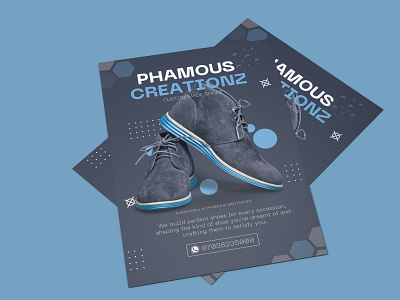 Phamous Creationz Custom Made Shoes branding design designer graphic design graphics designer vector visual design