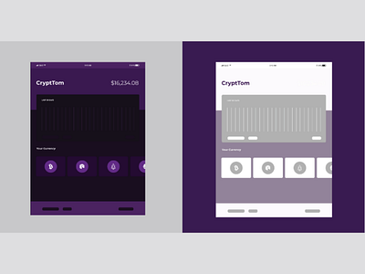 CryptoTom -Day 02 ui uidesign ux uxdesign xd