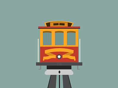 Cable Car by Tomas Sestak on Dribbble