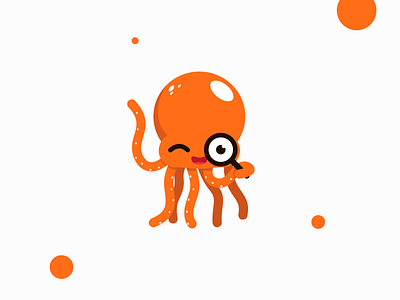 Octopus SPYSEI branding illustration logo logodesign logotype octopus octopus logo orange vector