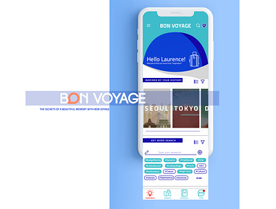 Bon Voyage - Travel with your local guide! 03. 2019 app art design illustration procreate style styleguide travel ui ux vector wireframe