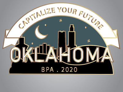 Oklahoma BPA 2020 Pin Design