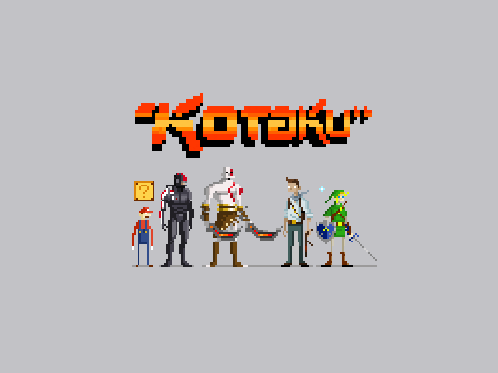 Kotaku Video Game Pixel Art illustration pixel art video games