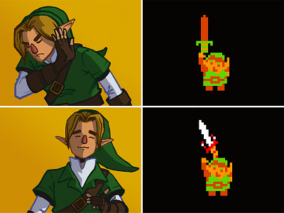 Link/Drake Meme