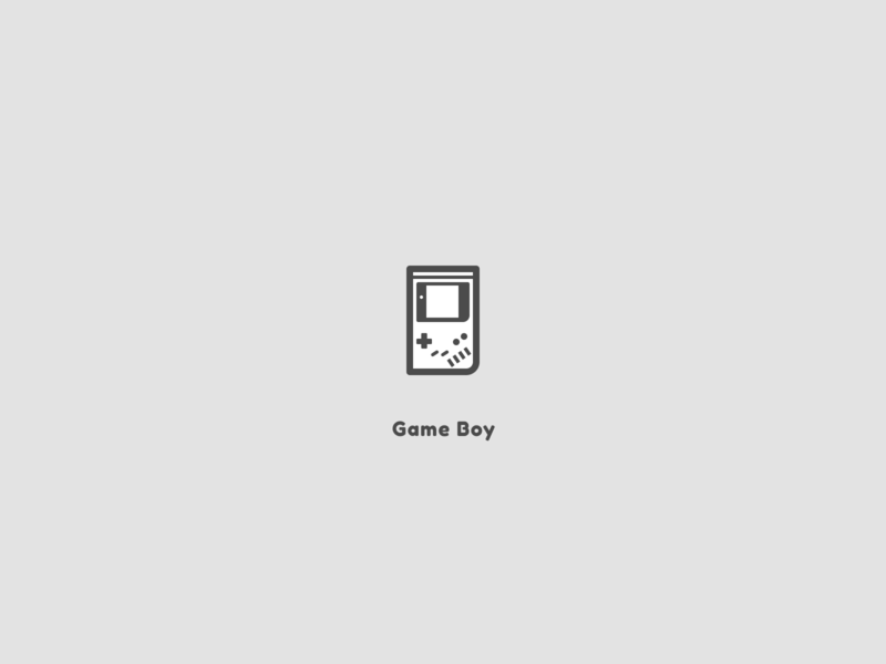 Iconsoles - Game Boy consoles design figma gameboy nintendo retrogaming videogames