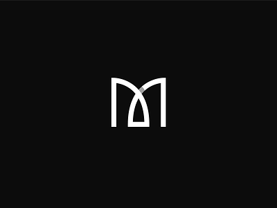 M Logo Mark design graphic design grid letter logo logo mark