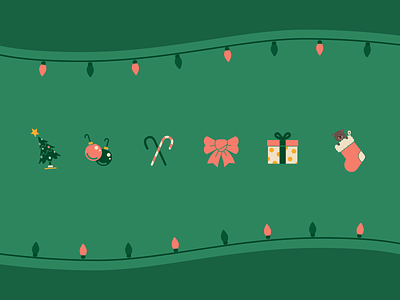 Animated Holiday Icon Pack animation character design icons illustration motion design motion graphics ui