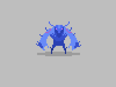 Monster idle animation animation gaming pixel art