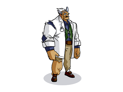 Dr. Bloaticon character design dr imation villain