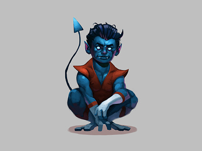 Nightcrawler Dribbble comic books comics marvel nightcrawler