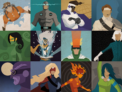 Everyday Heroes - Calendar Illustrations