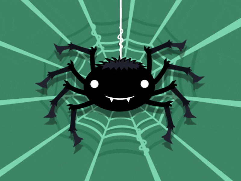 Spider animation animation halloween spider