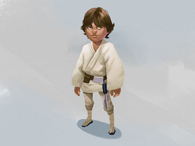 Luke Skywalker character digital painting luke luke skywalker star wars starwars