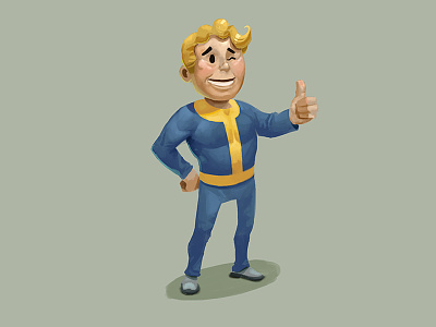 Vault Boy fallout gaming vault boy