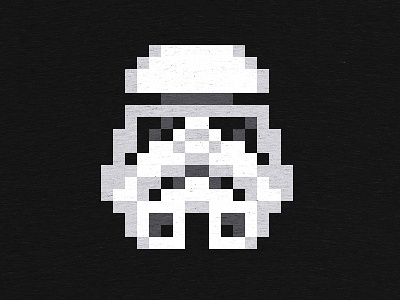Pixeltrooper tee at Cotton Bureau cotton bureau cottonbureau pixel art starwars storm trooper stormtrooper