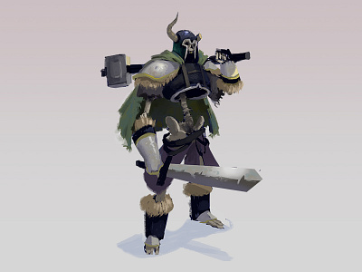 Skeleton Knight Concept Art character character design concept art digital painting