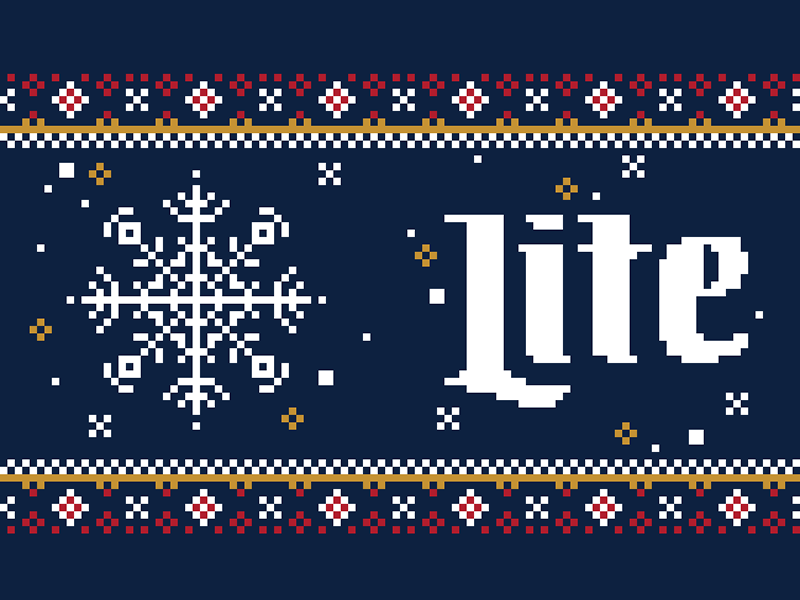 2017 miller lite christmas clearance sweater