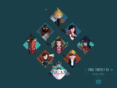 FFVII Design Series ffvii final fantasy final fantasy 7