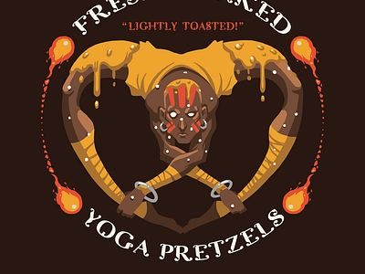 Freshly Baked Yoga Pretzels! by Michael B. Myers Jr. on Dribbble