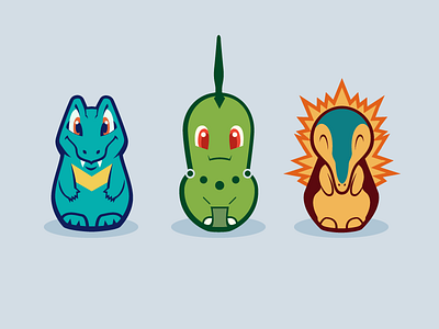 wallpapers Cute Pokemon Johto Starters johto starters designs themes