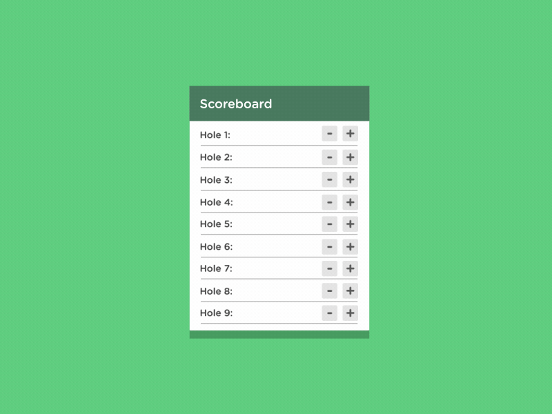 Mobile Golf Scorecard in Android @Treehouse activity lifecycle android golf sports treehouse