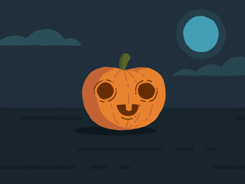 PSL! animation fall halloween pumpkin seasonal