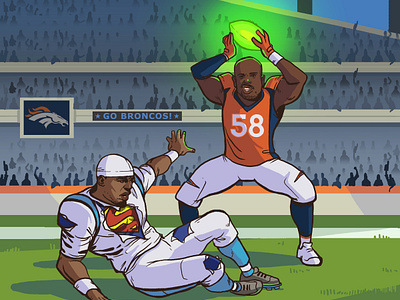 Broncos Vs. Panthers for Bleacher Report by Michael B. Myers Jr