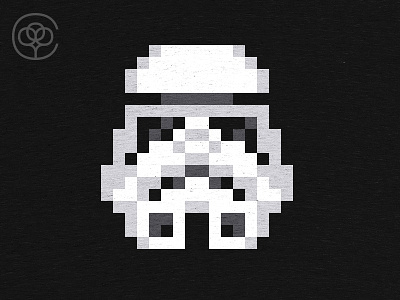 Pixel Trooper Tee Returns! cotton bureau pixel art star wars storm trooper