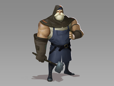 Blacksmith Character Concept by Michael B. Myers Jr. - Dribbble