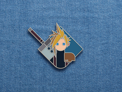 Cloud lapel pin