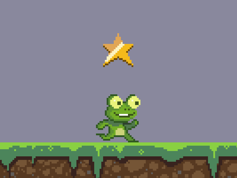 Mike the Frog sprite teaser animation javascript treehouse