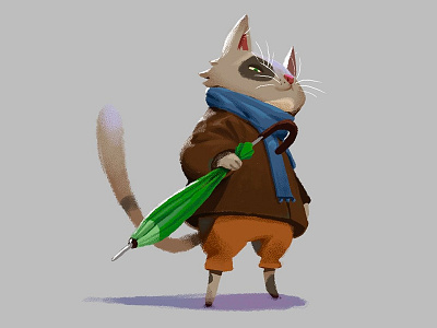 Cat character design