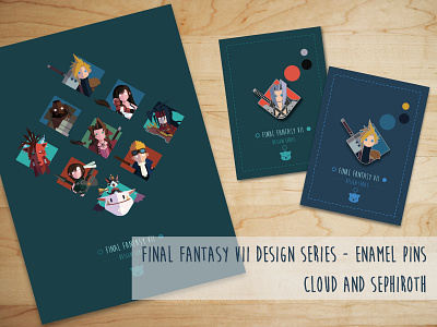 Final Fantasy VII Designer Series Kickstarter Campaign ffvii kickstarter rpg video games