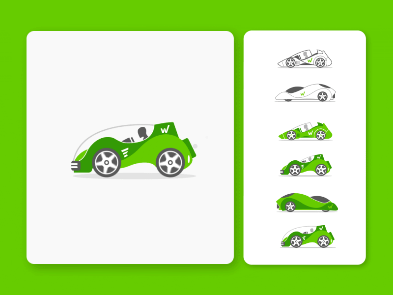 Concept car motion and concepts animation illustration motion design visual design