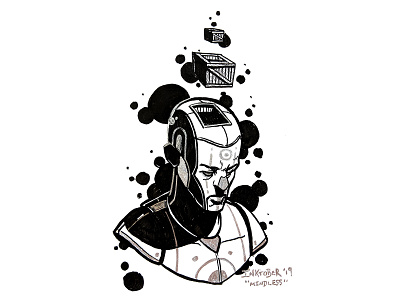 Inktober 2019 - Day 2 - "Mindless" drawing inktober inktober 2019