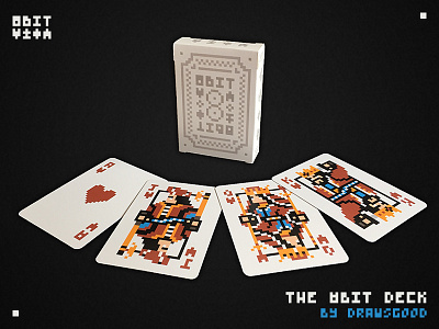 The 8Bit Deck - Playing Cards and Website pixel art pixelart sale webdesign