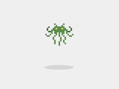 Cthulhu Invader animation cthulhu pixel pixel art space invader