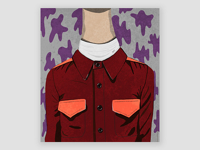 Long neck apple pencil fashion illustration ipad neck procreate shirt texture