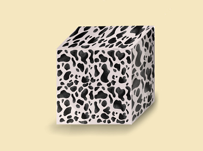 Cow cube animal pattern cow cow pattern cube cubes illustration pattern procreate
