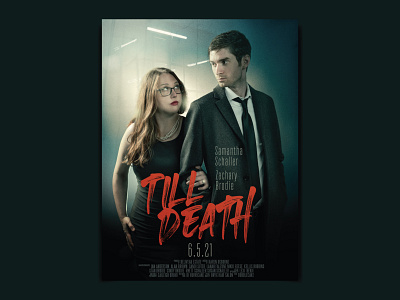 Till Death - Wedding Themed Movie Poster composite graphic design photoshop poster print design