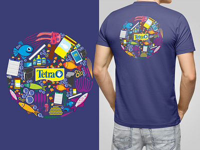 Tetra Brand T-Shirt branding graphic design print design t shirt t shirt design