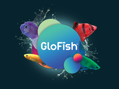 GloFish Concept Art #3 aquatic branding concept illustration photoshop print design t shirt design