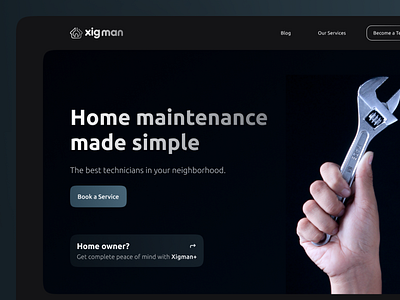 Xigman - Landing Page